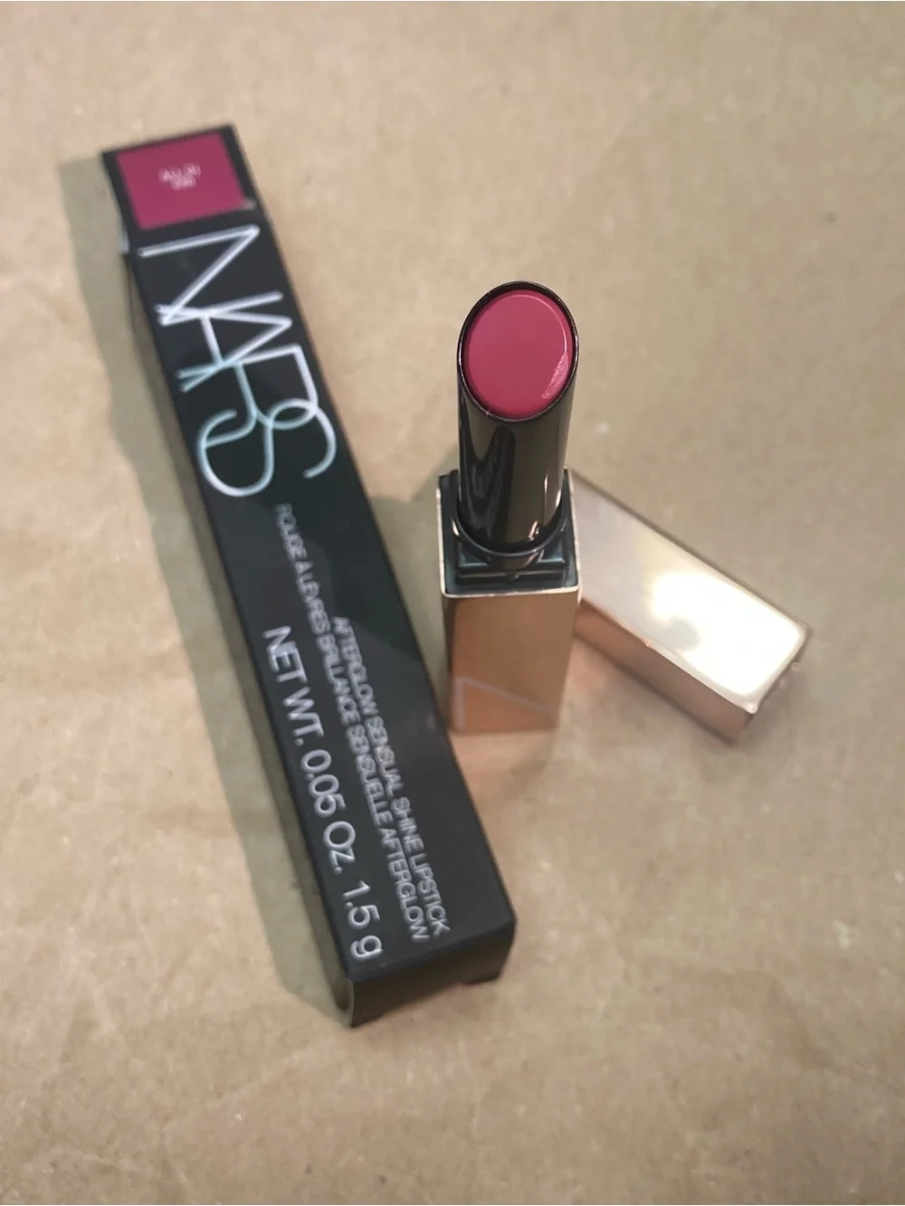 NARS afterglow sensual shine lipstick